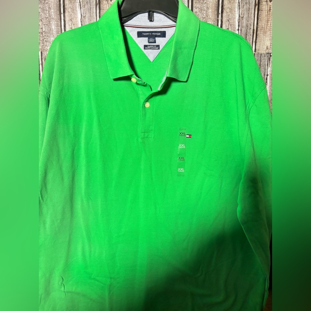 Tommy Hilfiger Men's Vibrant Green Polo
